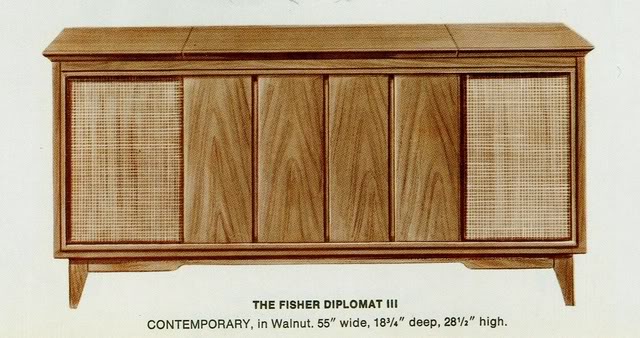 Fisher Diplomat III Contemporary Console