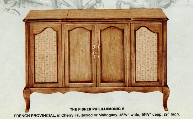 Fisher Philharmonic V French Provincial Console